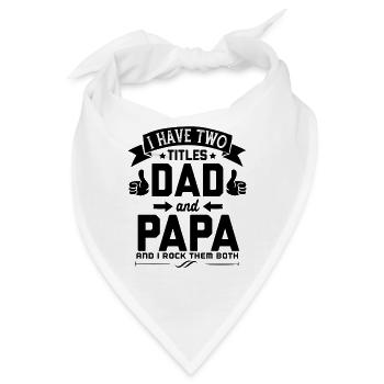 Vatertag, Vatertag, Vatertag, Vatertag - Bandana - Weiß - Vorne