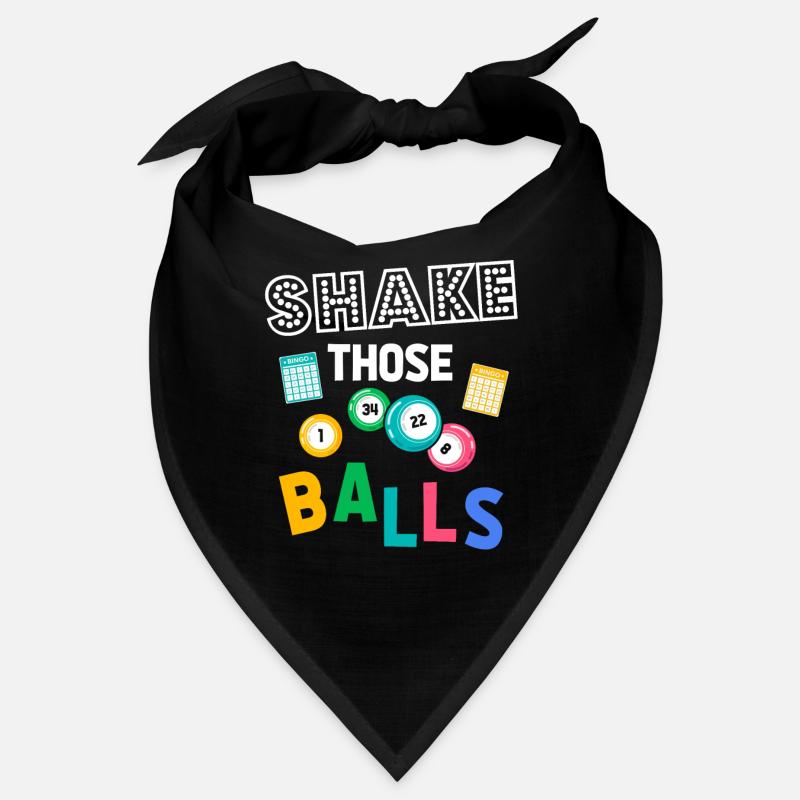 Funny Bingo Balls Humor Gambling Bandana