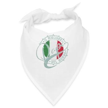 IL Migliore Papa Del Mondo Bester Papa der Welt - Bandana - Weiß - Vorne