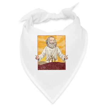 Lustiger Sozialistischer Spruch über Sozialismus! - Bandana - Weiß - Vorne