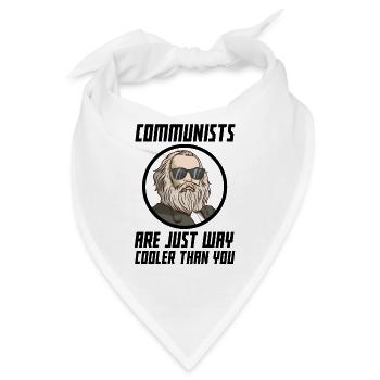 Lustiger Sozialistischer Spruch über Sozialismus! - Bandana - Weiß - Vorne