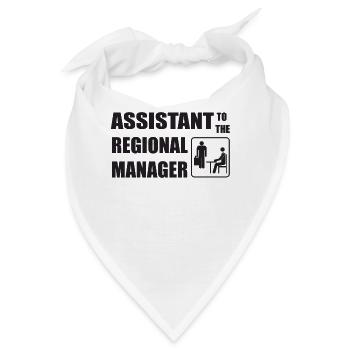 Assistant To The Regional Manager - Bandana - Weiß - Vorne