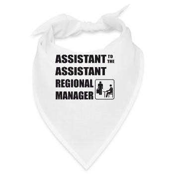Assistant To The Regional Manager Matching - Bandana - Weiß - Vorne