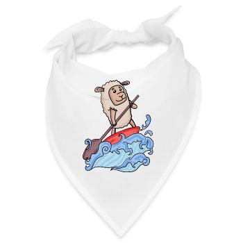 SUP - Stand Up Paddling Paddleboarding - Bandana - Weiß - Vorne