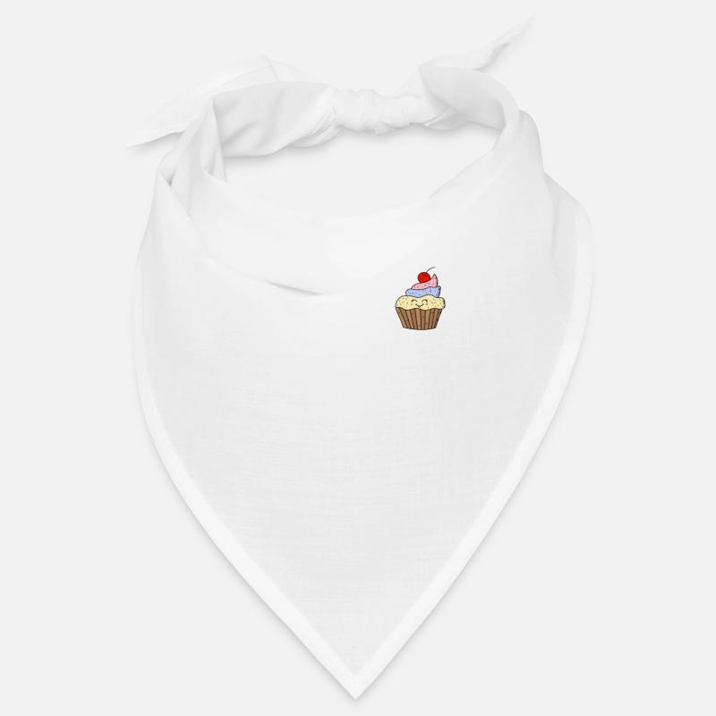 Cupcake Kirsche Muffin Gebäck Süßigkeit Bandana