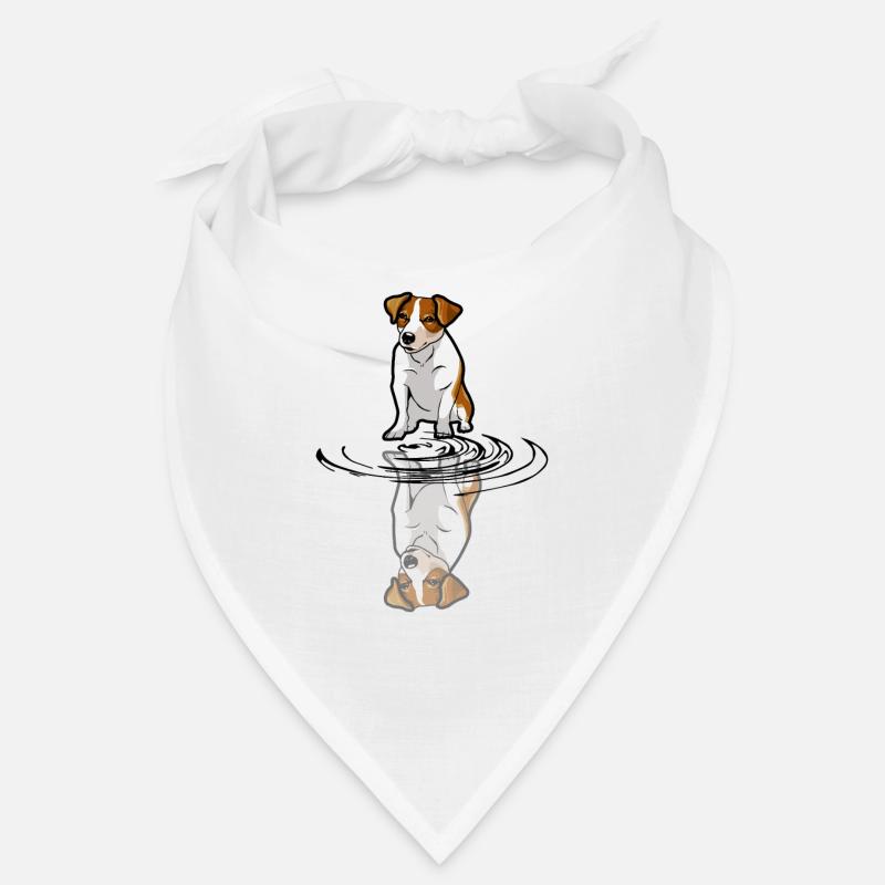 Jack Russell mirroring Bandana