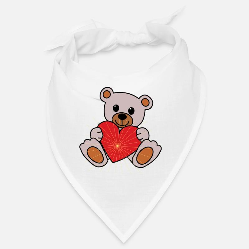Câlins amour cher Valentin cordial Bandana