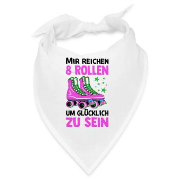 Rollschuhe - Bandana - Weiß - Vorne