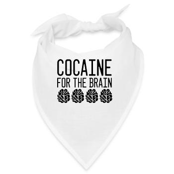 Kokain Cocaine - Bandana - Weiß - Vorne