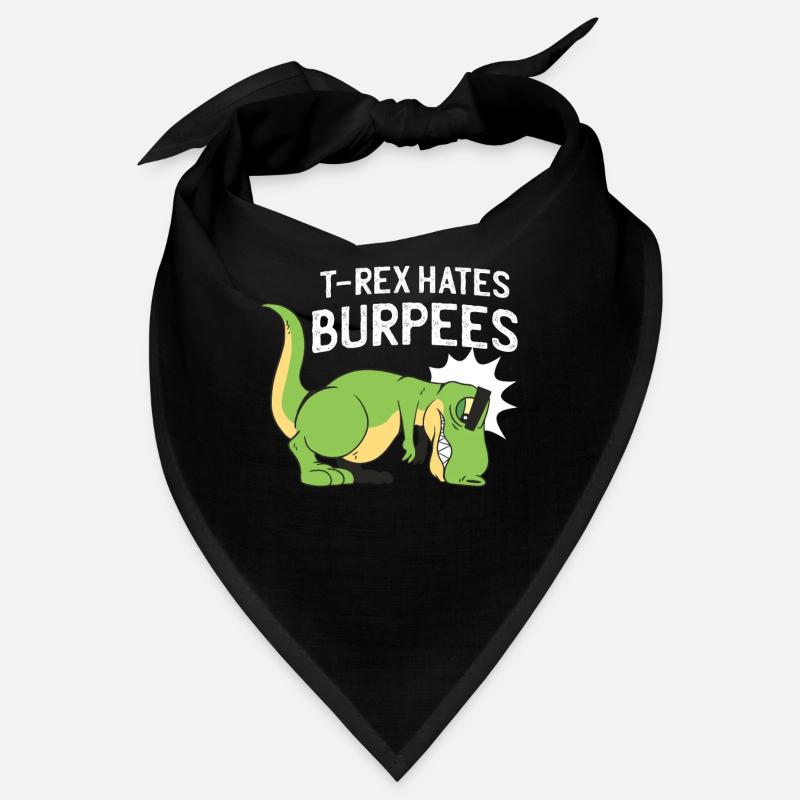 T-Rex Rex Dinosaurier Training Spruch Geschenk Bandana