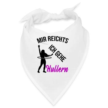 Hula Hullern Hoop Dance Geschenk - Bandana - Weiß - Vorne