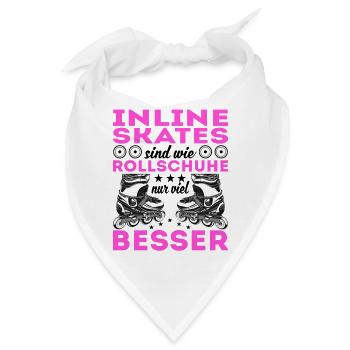 Inline Skates - Bandana - Weiß - Vorne