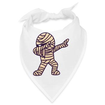Mummy Dabbing - Bandana - Weiß - Vorne