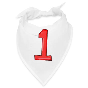 1 - Bandana - Weiß - Vorne