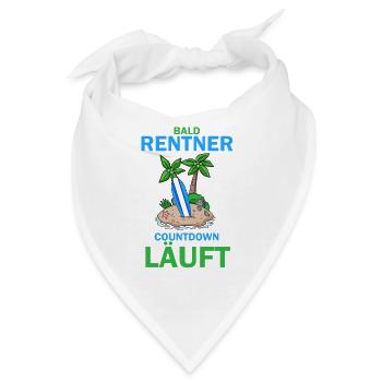 Bald Rentner - Bandana - Weiß - Vorne