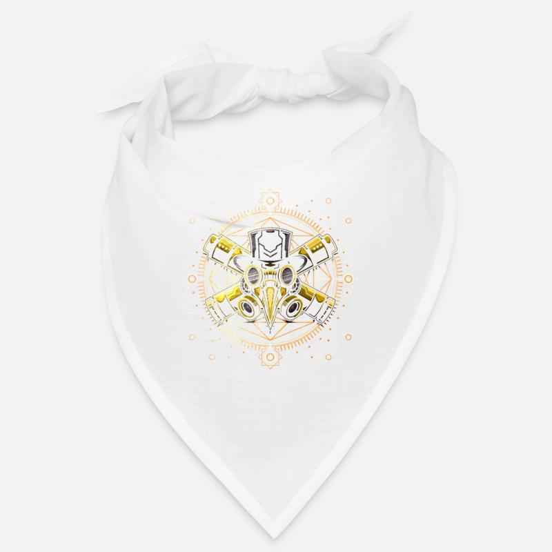 Plage Doktor Plague Mittelalter Pest Geschenk - Bandana - Weiß