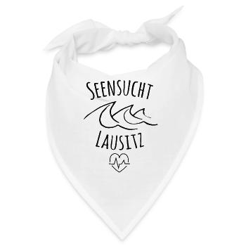 Seensucht Lausitz - Bandana - Weiß - Vorne