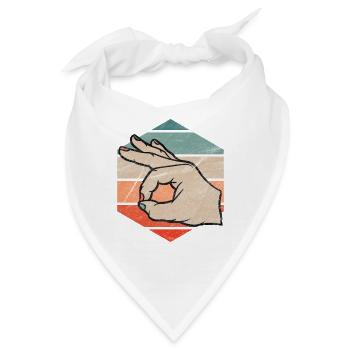 REINGESCHAUT by The Manzanita´s - Bandana - Weiß - Vorne