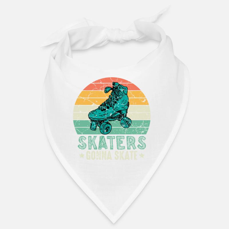 Rollschuhfahrer Retro Rollerskater Bandana