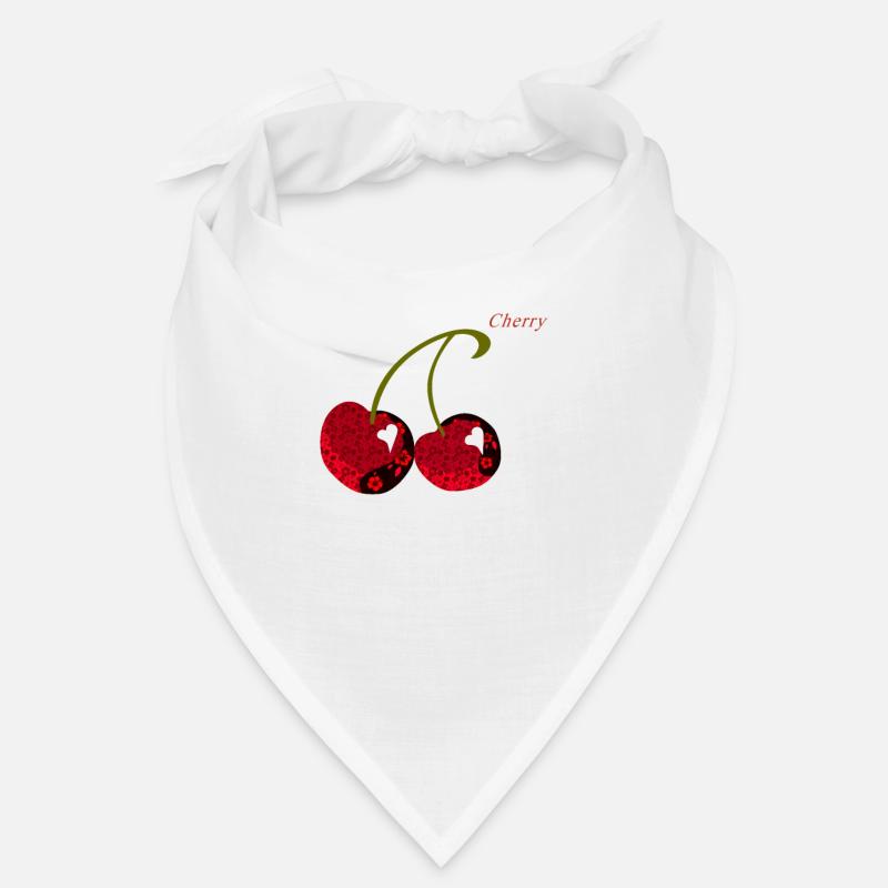 Cherry Cherry Heartbeat Fruit Cherries Bandana