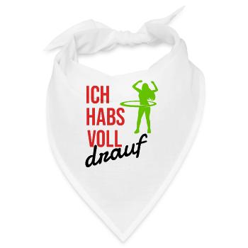 Sehr sportlich - Bandana - Weiß - Vorne