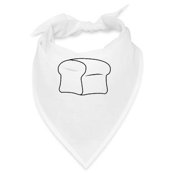 Brot Bäcker - Bandana - Weiß - Vorne