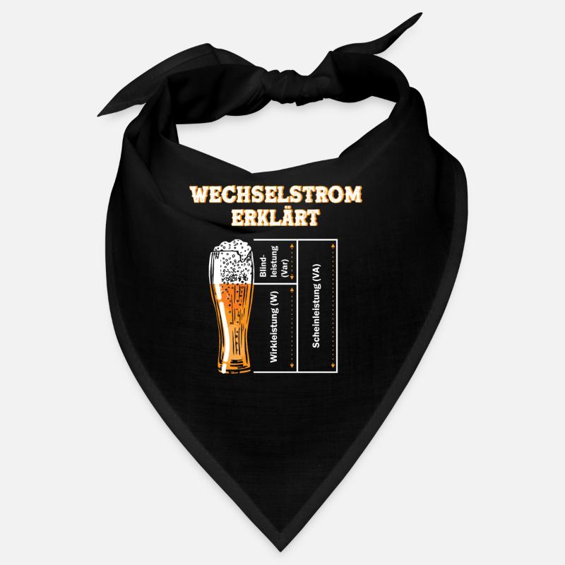 Wechselstrom Bier Elektriker Bierglas Geschenk Bandana