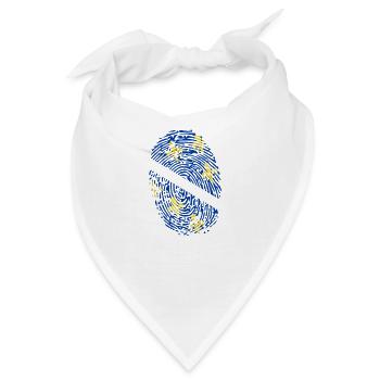Bosna Fingerprint Bosnia Herzegovina - Bandana - Weiß - Vorne