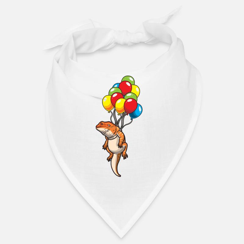 Bartagame avec des ballons Bandana