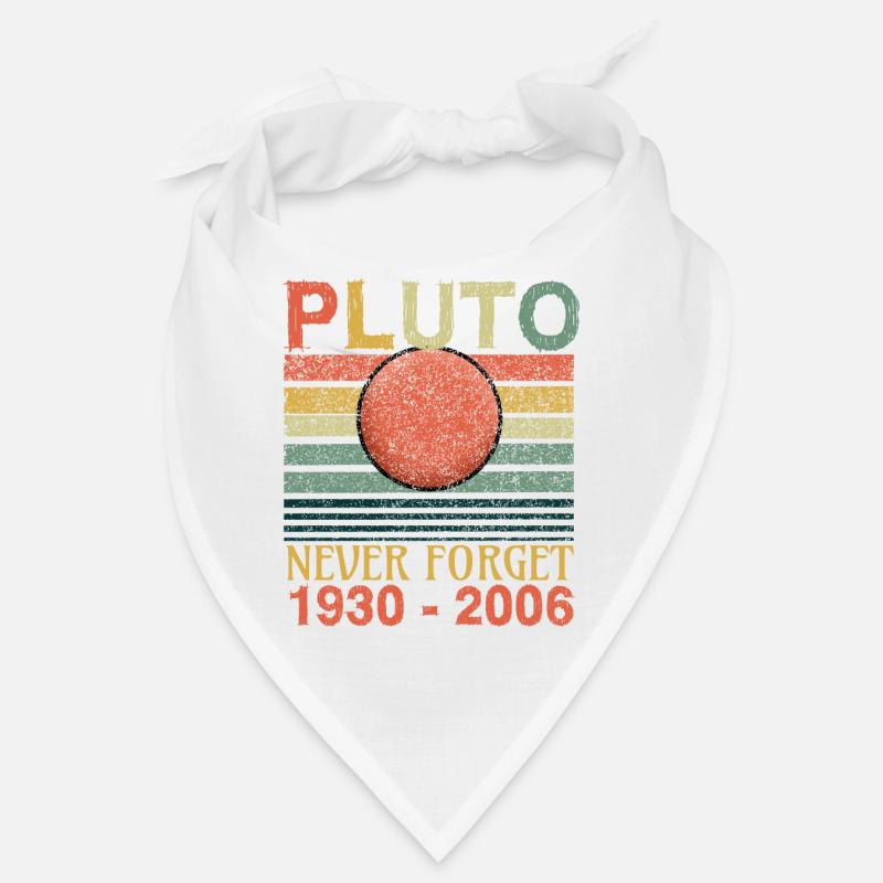 Never Forget Planet Pluto Bandana