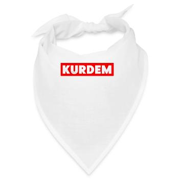 Kurde Kurdistan Biji Kurdistan - Bandana - Weiß - Vorne