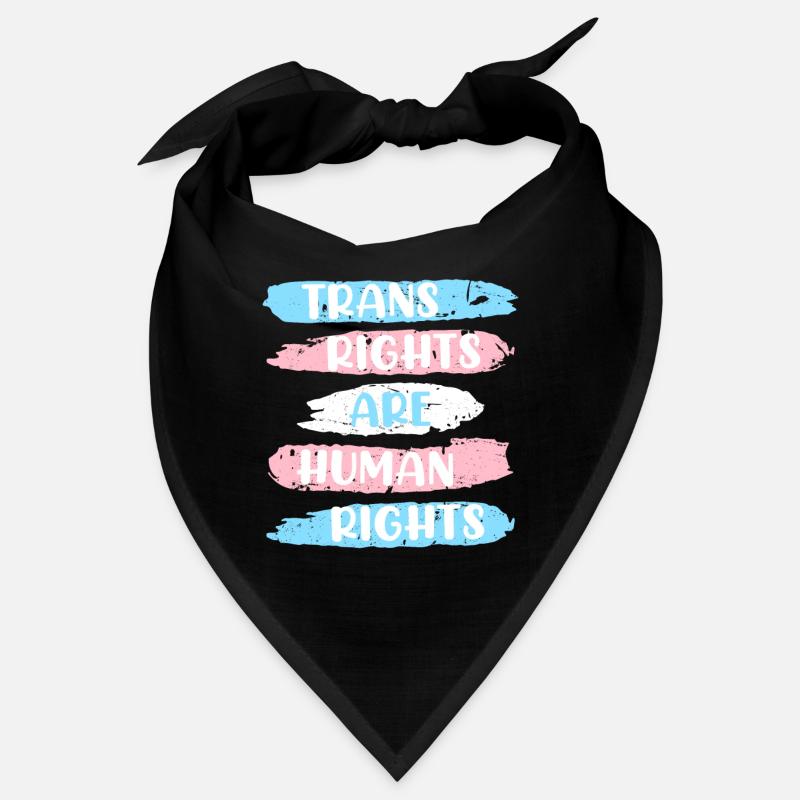 Transgender saying Trans Rights are Human Rights Bandana