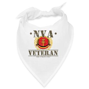 NVA Veteran OSSI Ostdeutschland Veteran Geschenk - Bandana - Weiß - Vorne