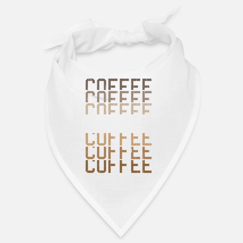 Kaffee Kaffeebohne Espresso Cofee Spruch Geschenk Bandana