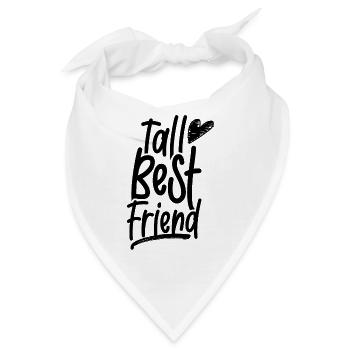 Großer Bester Freund Freundschaft Freunde - Bandana - Weiß - Vorne