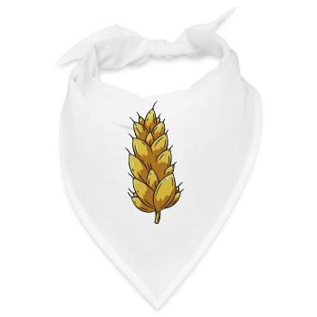 Weizen Landwirt - Bandana - Weiß - Vorne