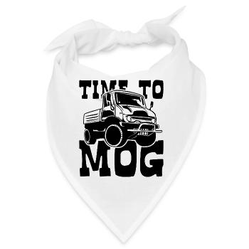Zeit für MOG - Universal Fahrzeug Fan - Bandana - Weiß - Vorne