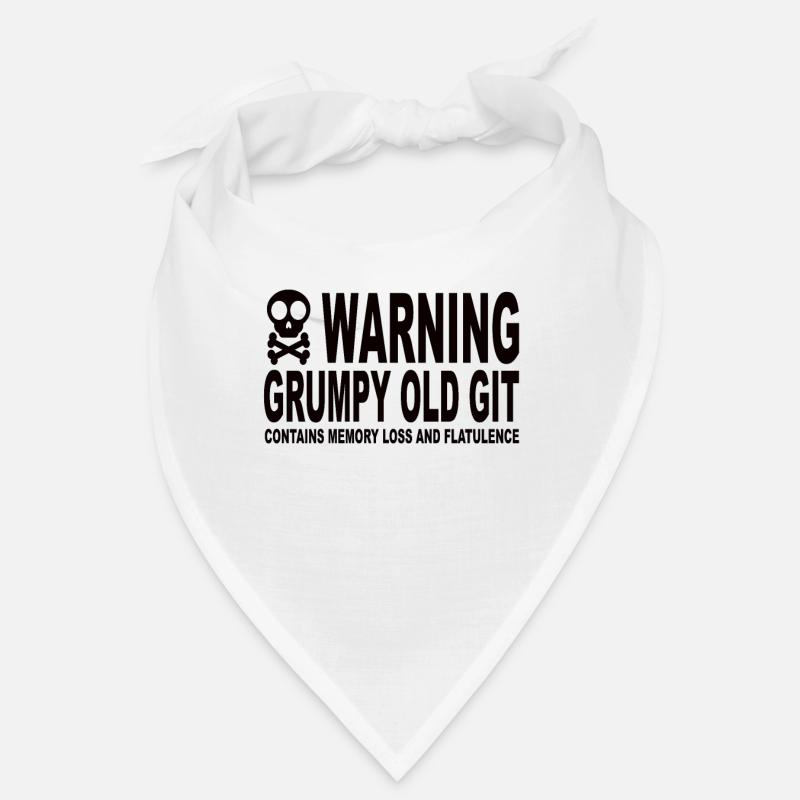 Warning Grumpy Old Git Bandana