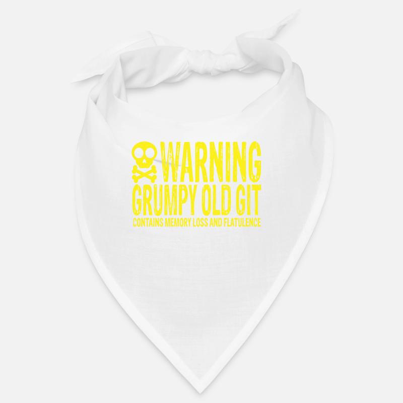 Warning Grumpy Old Git Bandana