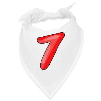 7 - Bandana - Weiß - Vorne