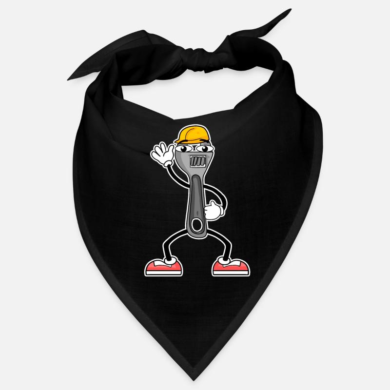 Outil De Cartoon Clé à molette Bandana
