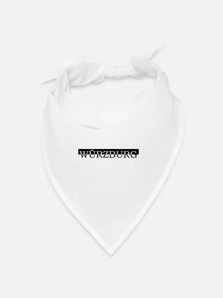 Würzburg - Bandana - Weiß - Vorne