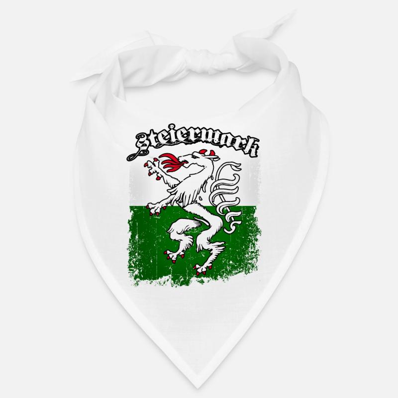 Steiermark - Bandana - Weiß