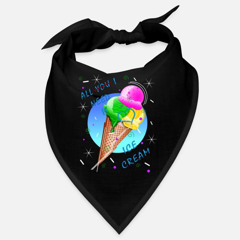Eis Eiscreme Eissorten Eismaschine Vanilleeis Bandana