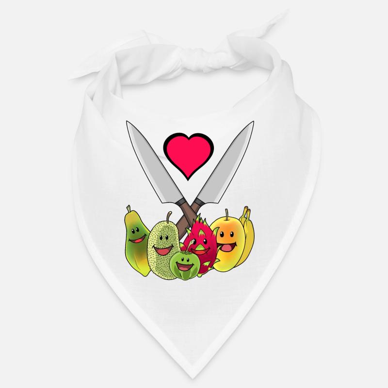 Küchenmesser Vegetarisch Früchte exotisch Obst Bandana