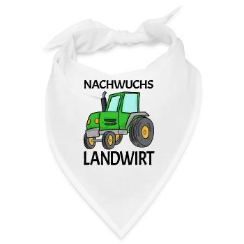 Dorf Kind Bauer Nachwuchs Kleinkind - Bandana - Weiß - Vorne