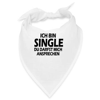 Single - Bandana - Weiß - Vorne