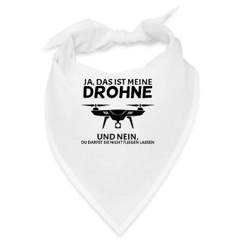 Drohne - Bandana - Weiß - Vorne