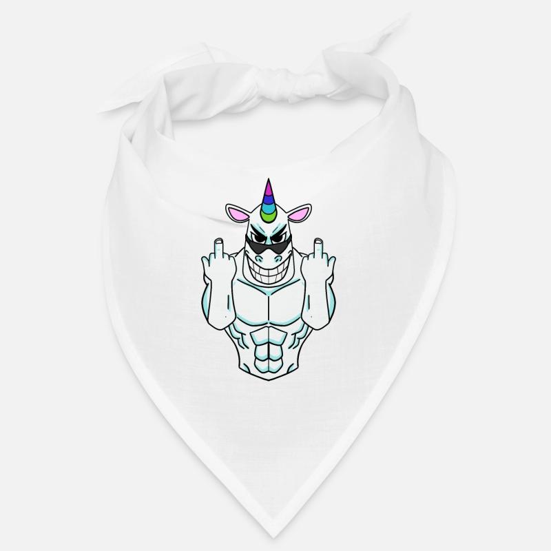 Einhorn Mittelfinger Bandana