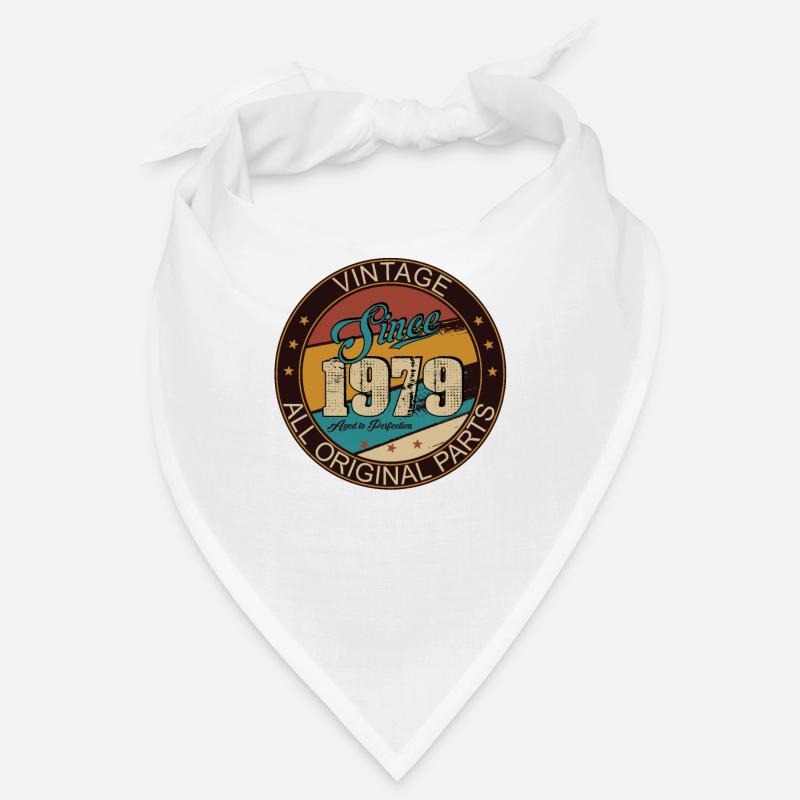 Millésime vintage 1979 rétro Bandana